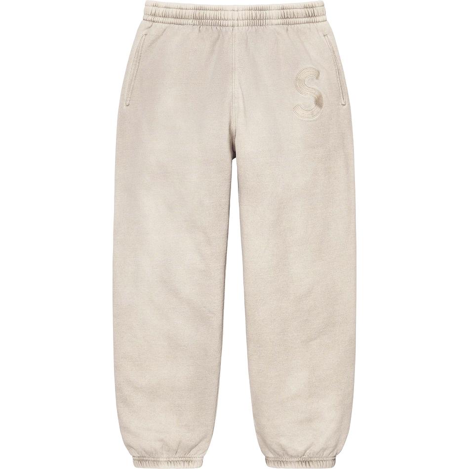 Beige Supreme Overdyed S Logo Sweatpant Pants | PH402MA