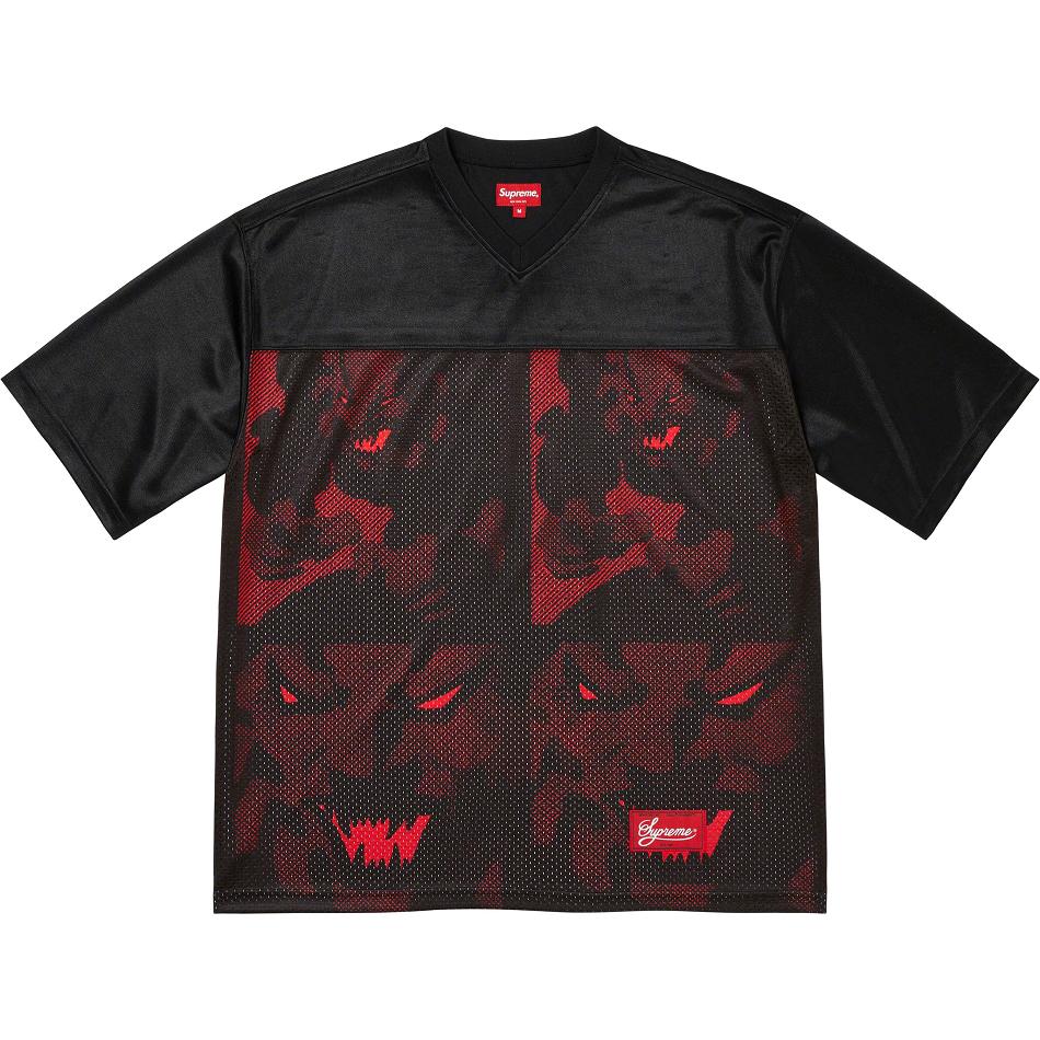 Black Supreme Ronin Football Jersey Sweaters | PH305UT