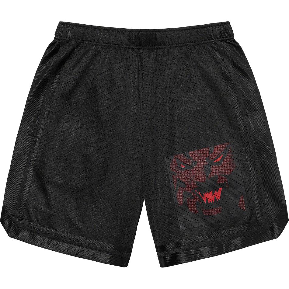 Black Supreme Ronin Mesh Shorts | PH350MA