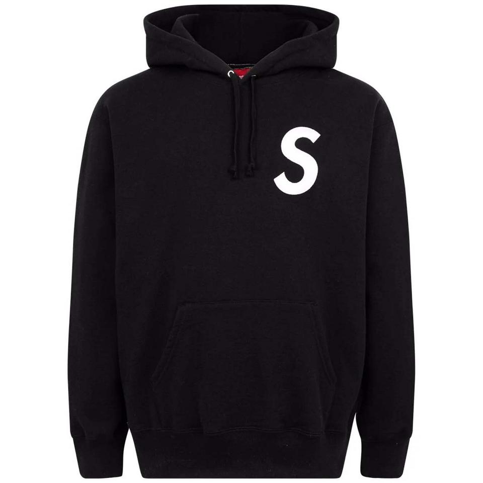 Black Supreme S Logo Split Hoodie | PH469GL