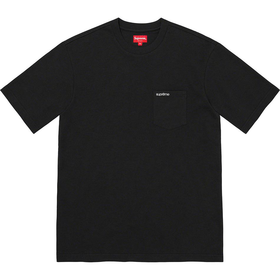 Black Supreme S/S Pocket Tee Sweaters | PH320CE