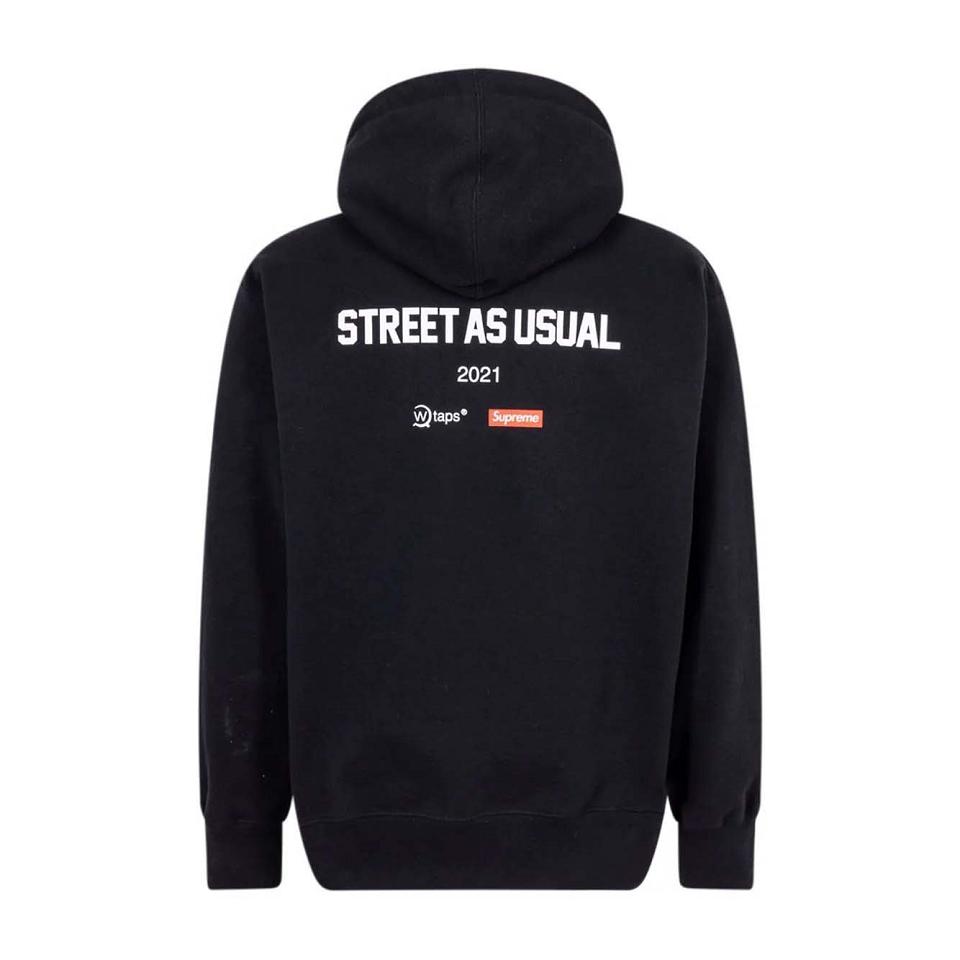 Black Supreme X WTAPS Sic’em! Hoodie | PH454MA