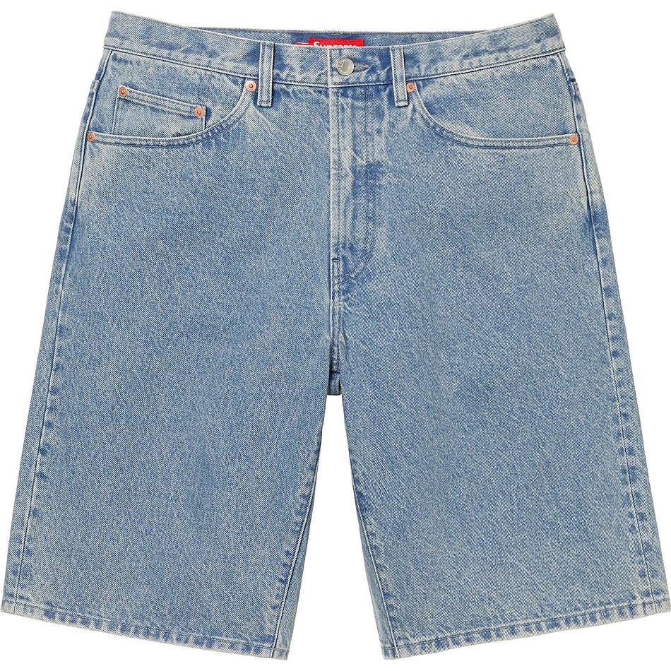 Blue Supreme Baggy Denim Shorts | PH355TV