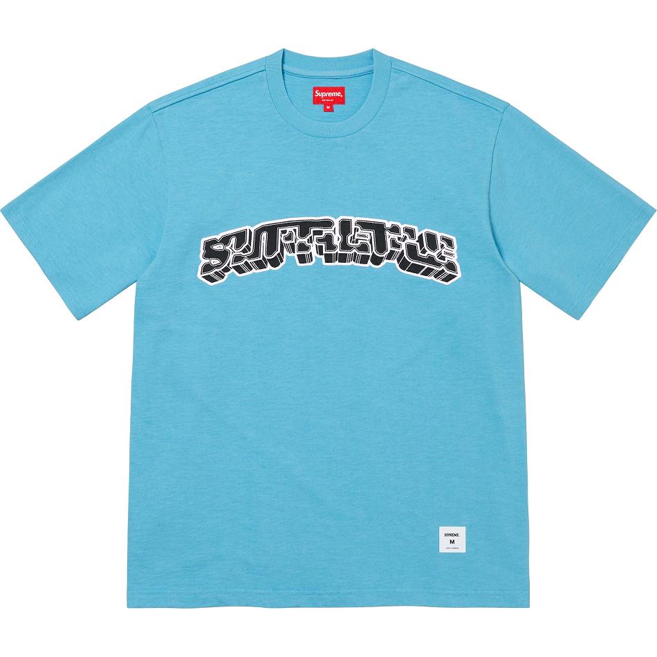 Blue Supreme Block Arc S/S Top Sweaters | PH331UT