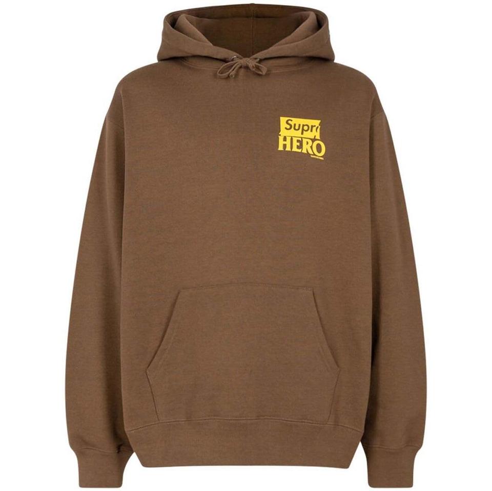 Brown Supreme X Antihero Hoodie | PH460YU