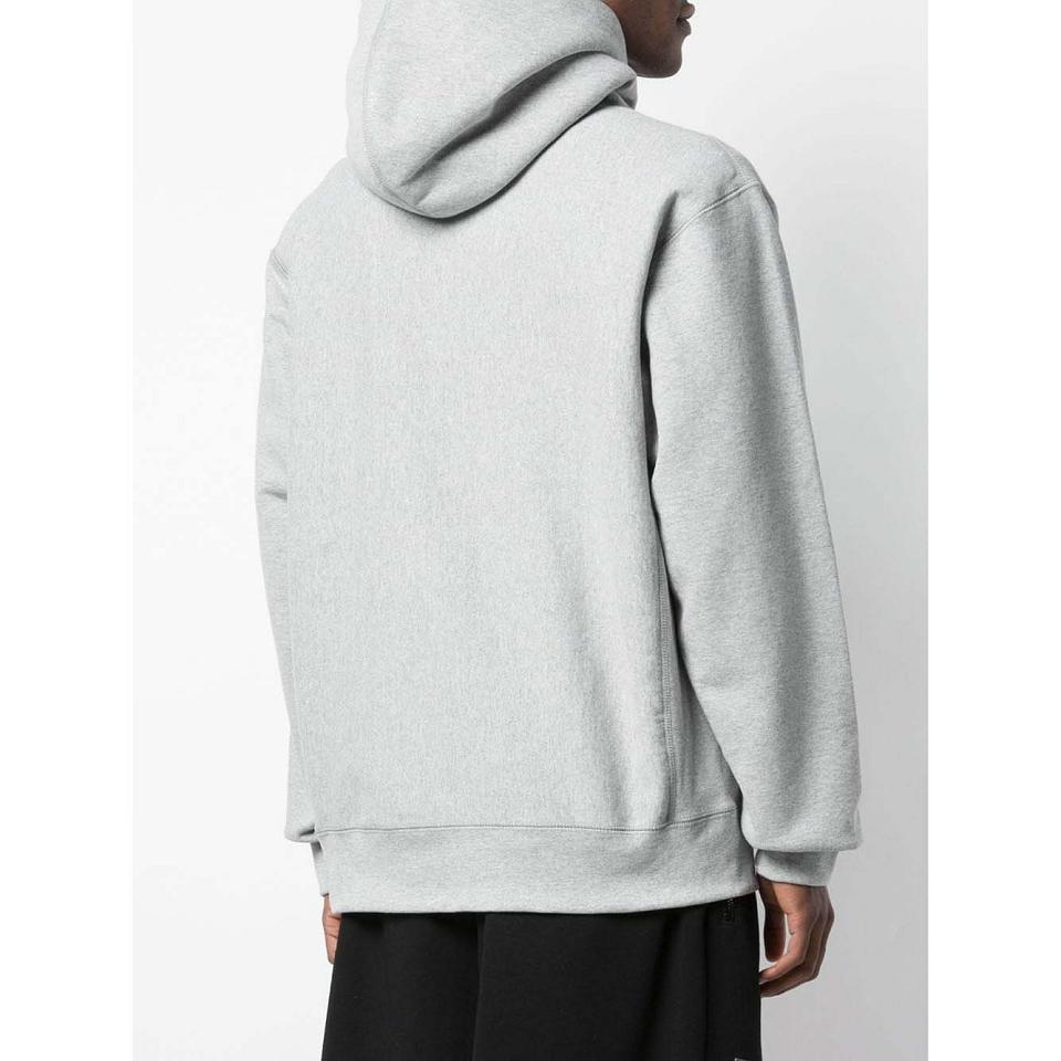 Grey Supreme Gray Micro Logo Hoodie | PH481QZ