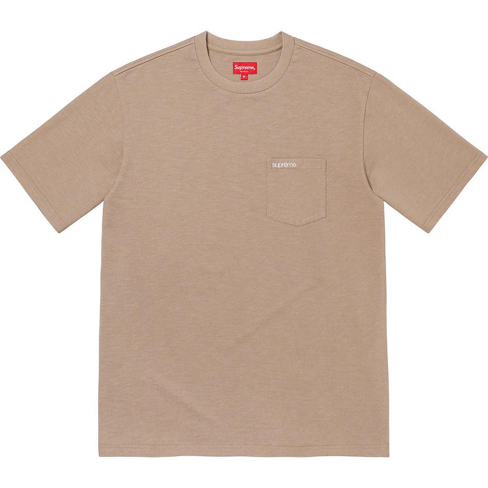 Khaki Supreme S/S Pocket Tee Sweaters | PH317LH