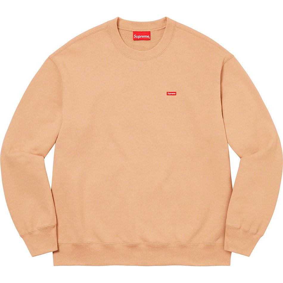 Orange Supreme Small Box Crewneck Sweatshirts | PH285DN