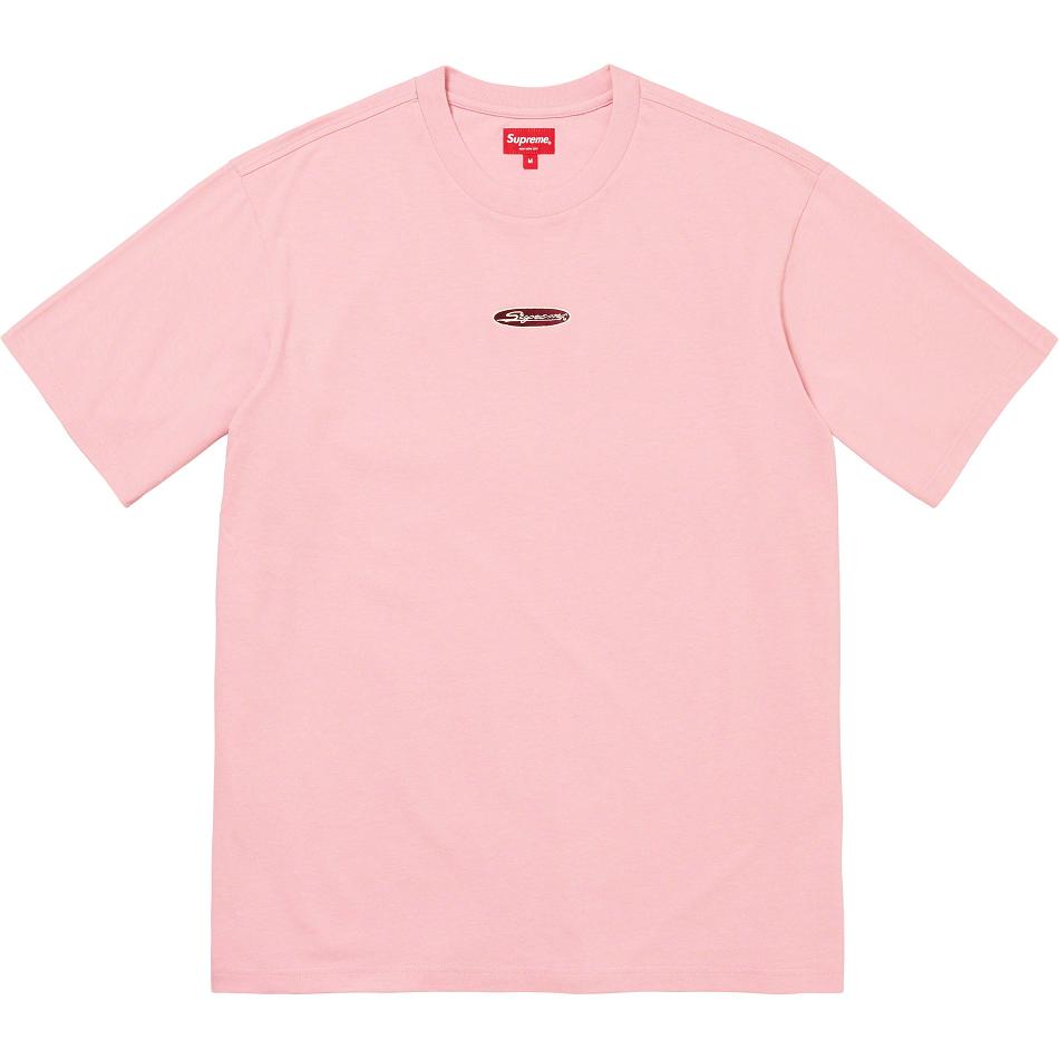 Pink Supreme Oval Logo S/S Top Sweaters | PH335AP