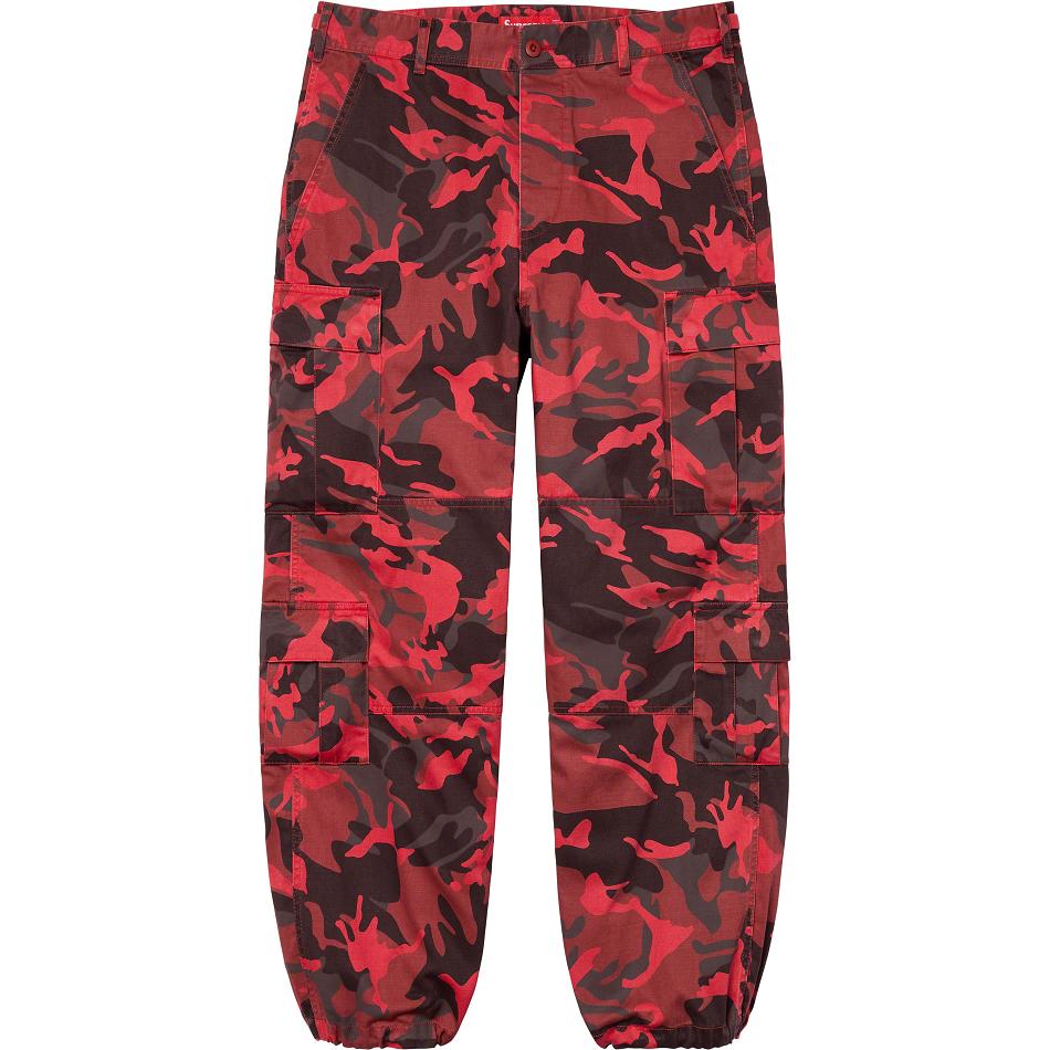 Red / Camo Supreme Cargo Pant Pants | PH394KI