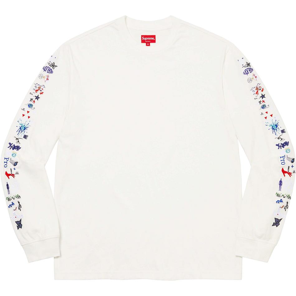 White Supreme AOI Icons L/S Top Sweaters | PH315JJ