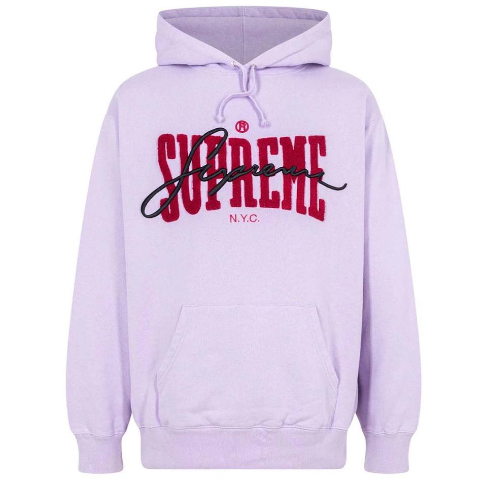 White Supreme Chenille Hoodie | PH486YU