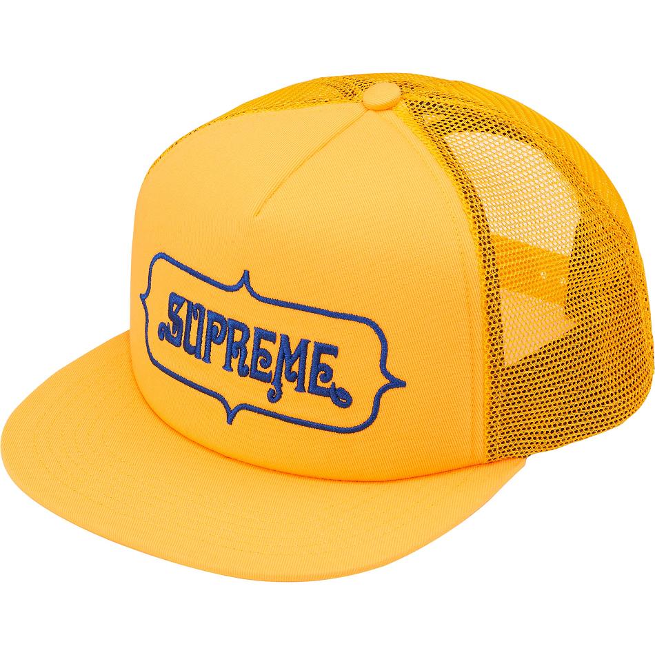 Yellow Supreme Highest Mesh Back 5-Panel Hats | PH131GL