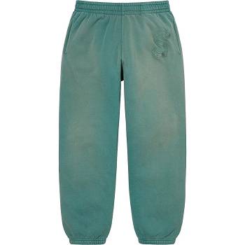 Aqua Supreme Overdyed S Logo Sweatpant Pants | PH404WY