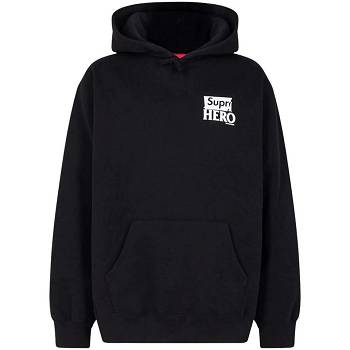 Black Supreme X Antihero Hoodie | PH459TV