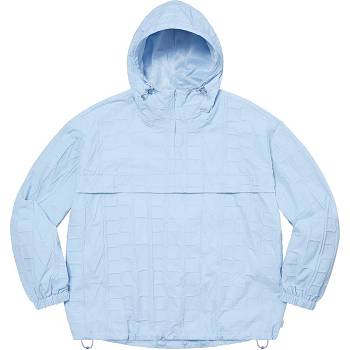 Blue Supreme Repeat Stitch Anorak Jackets | PH441DN