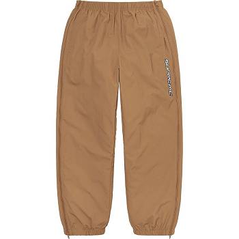 Brown Supreme Full Zip Baggy Warm Up Pant Pants | PH433TV