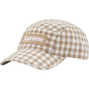 Brown Supreme Gingham Camp Cap Hats | PH117QZ