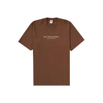 Brown Supreme Still Talking T Shirts | PH195QZ