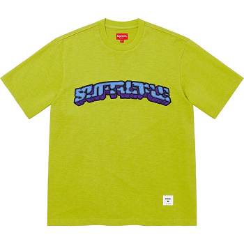 Green Supreme Block Arc S/S Top Sweaters | PH328RW