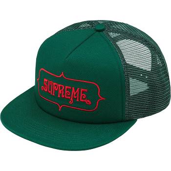 Green Supreme Highest Mesh Back 5-Panel Hats | PH129DN