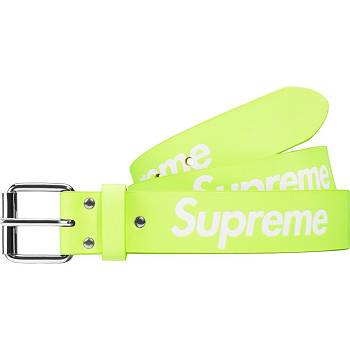 Green Supreme Repeat Leather Belt Belts | PH164CE