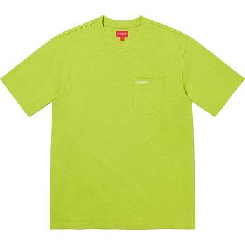 Green Supreme S/S Pocket Tee Sweaters | PH321VD