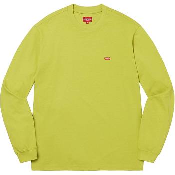 Green Supreme Small Box L/S Tee Sweaters | PH346CE