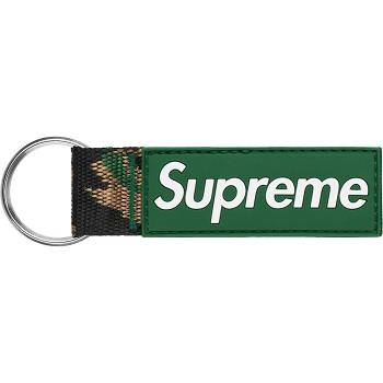 Green Supreme Webbing Keychain Accessories | PH184HK