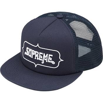 Navy Supreme Highest Mesh Back 5-Panel Hats | PH132HK