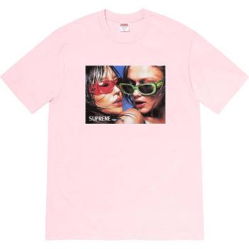 Pink Supreme Eyewear Tee T Shirts | PH225TV