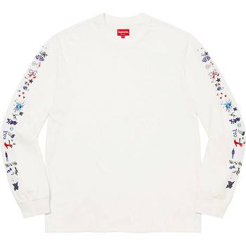 White Supreme AOI Icons L/S Top Sweaters | PH315JJ