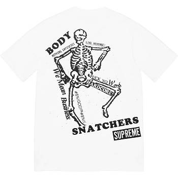 White Supreme Body Snatchers Tee T Shirts | PH245NB