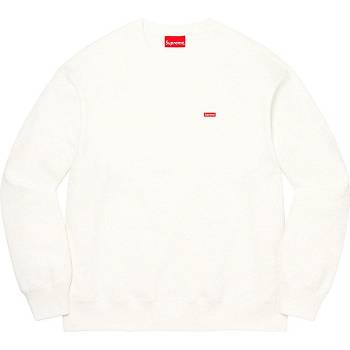 White Supreme Small Box Crewneck Sweatshirts | PH283AP