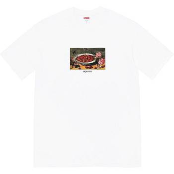 White Supreme Strawberries Tee T Shirts | PH250RW